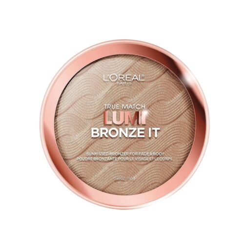 L'Oreal Paris Cosmetics True Match Lumi Bronze It Bronzer For Face And Body, Light, 0.41 Fluid Ounce