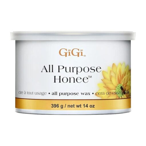 GiGi All Purpose Honee Hair Removal Soft Wax for All Skin and Hair Types, 14 oz