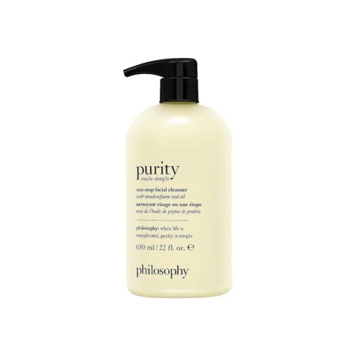 philosophy purity made simple one step facial cleanser - silky smooth, moisturizers, cleanses and melts away dirt, oil and stubborn makeup, hydrating and replenishes skin 's barrier