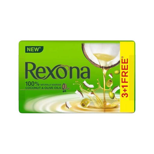 Rexona Silky Soft Skin Soap Bar 4 x 75gm