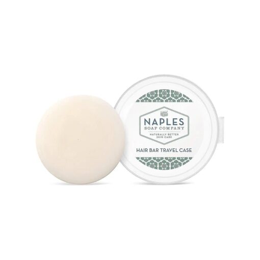 Naples Soap Company, Protein Enriched, 50-75 Use, Solid Hair Conditioner Bar, Eco-Friendly Haircare, Helps Ensure Vibrant, Healthy Hair, All Hair Types, Stimulating Scalp, 1oz