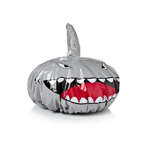 DS, DISTINCTIVE STYLE Shower Cap Shark Kids Shape Shower Hat Baby Bath Cap - Sliver