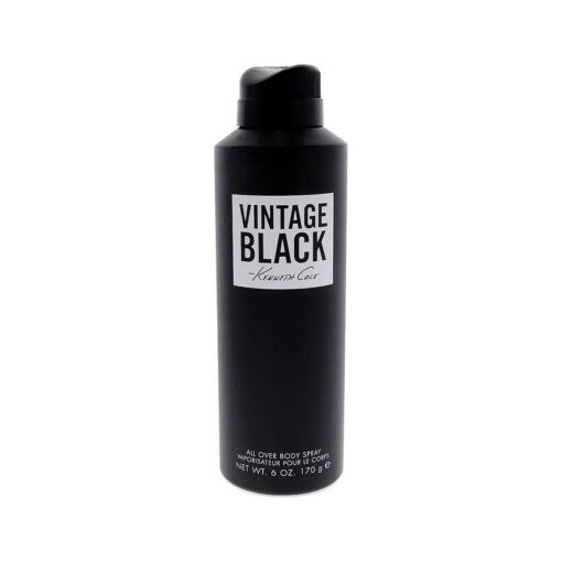 Kenneth Cole Vintage Black Body Spray for Men, 6.0 Fl, Oz .