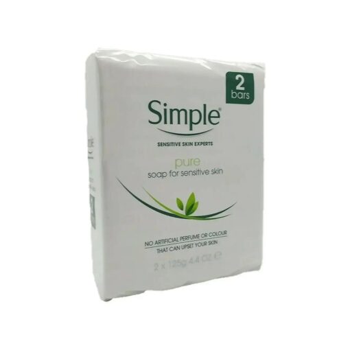 Simple Pure Soap Sensitive Skin Twin Pack 2x125G ( Pack of 3 )