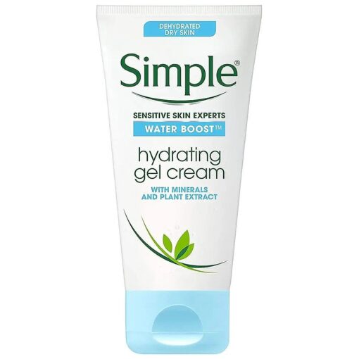 Simple Water Boost Hydrating Gel Cream, Face Moisturizer, 1.7 oz