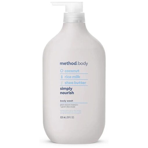 Method Body Wash, Simply Nourish, Paraben and Phthalate Free, Biodegradable Formula, 28 oz ( Pack of 1 )