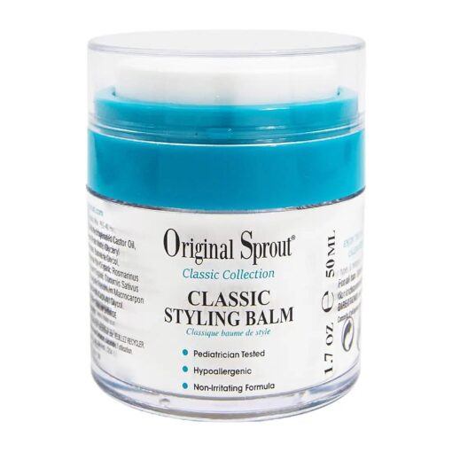 Original Sprout Classic Styling Balm, Firm Long-lasting Hold for All Hair Types, 1.7 oz, Jar