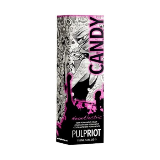 Pulp Riot Semi-Permanent Neon Hair Color 4oz- Candy