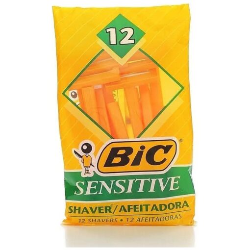 BIC Sensitive Single Blade Shaver, 36 Count