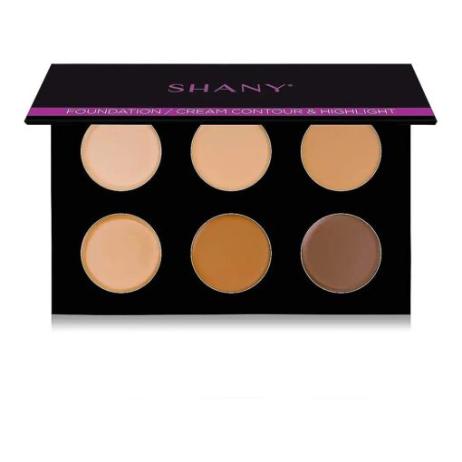 SHANY Foundation/Cream Contour & Highlighting Palette - Layer 1 - Refill for the 6 Layer Mini Masterpiece Collection Makeup Set