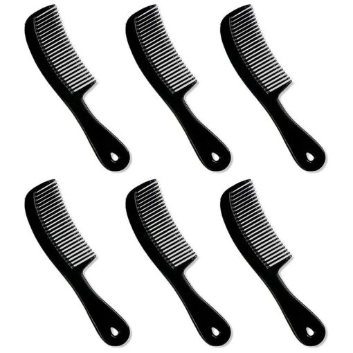 Combs for Men Pack of 6, Pocket Combs for Men, Hair Comb Set, Beard Mustache Comb