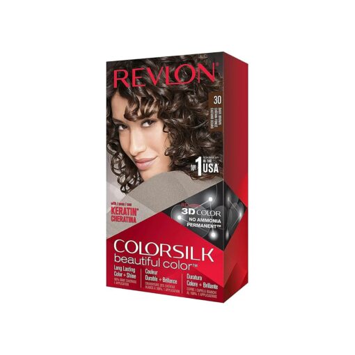 ColorSilk Hair Color, 30 Dark Brown 1 ea ( Pack of 6 )