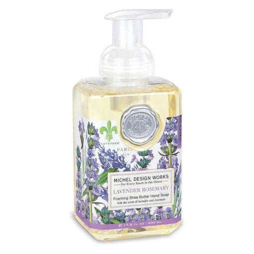 Michel Design Works Foaming Hand Soap, Lavender Rosemary, 17.8 Fl Oz