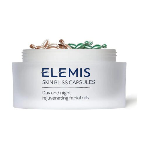 ELEMIS Skin Bliss Capsules | Antioxidant-Rich Anti-Aging Day and Night Face Oils Purify, Replenish, and Nourish the Skin | 60 Count