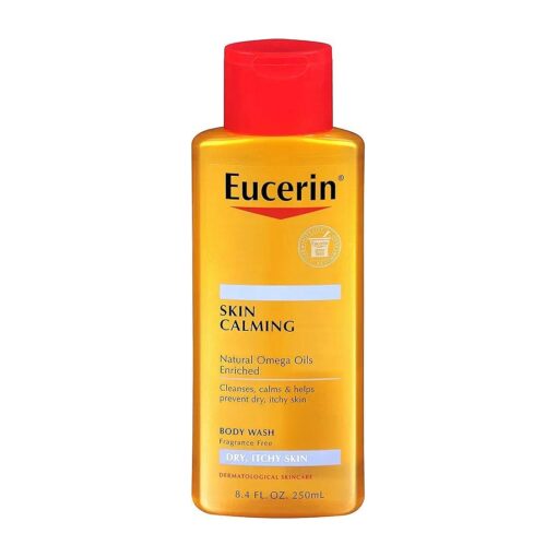 Eucerin Skin Calming Dry Itchy Skin Body Wash 8.40 oz ( Pack of 2 )