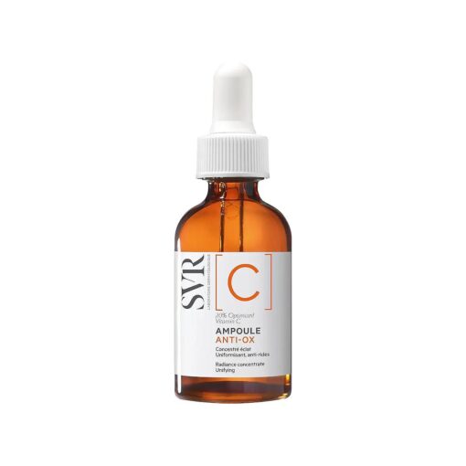 SVR [ C ] Concentrate - Brightening Face Serum with 20 % Optimized Vitamin C - Skin appears Firmer and Smooth, Fine Lines Look Reduced - Antioxidant Care for Men and Women Sensitive Skin, 1 fl.oz .