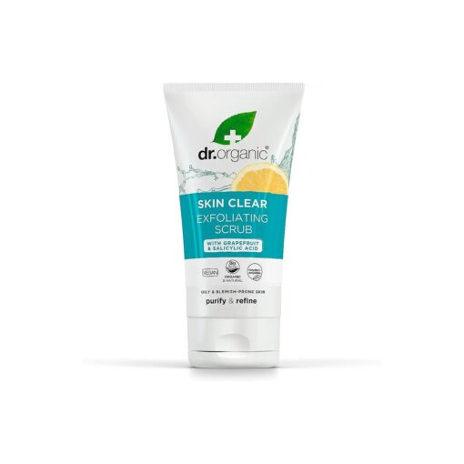 Dr Organic SkinClear Exfoliating Face Scrub 150ml