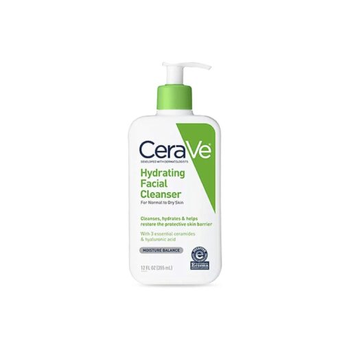 CeraVe Hydrating Facial Cleanser, 12 Ounces Each ( 1 Pack )