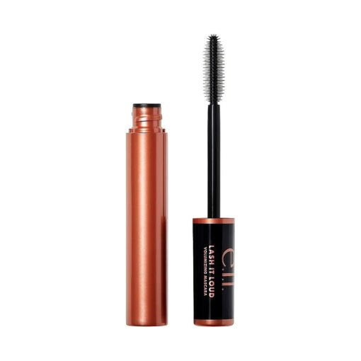 e.l.f, Lash It Loud Mascara, Volumizing & Intensely Pigmented Formula For Fuller & Bolder Lashes, Adds Dimension, Vegan & Cruelty-Free, Black, 1.1 Oz