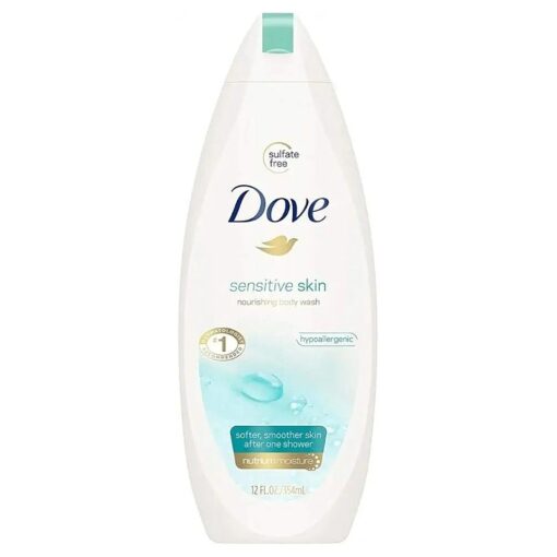 Dove Sensitive Skin Nourishing Body Wash, 12 Fluid Ounce ( Pack of 3 )