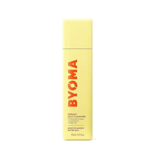 BYOMA Creamy Jelly Cleanser - Hydrating Facial Cleanser for Skin Barrier Repair -Tri-Ceramide Face Wash for Sensitive Skin & All Skin Types - Gently Removes Makeup & Excess Oil - 5.91 fl oz