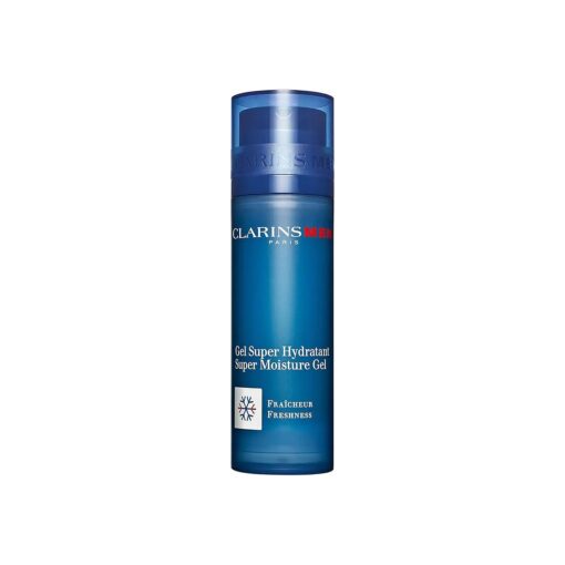 CLARINSMEN Super Moisture Gel | Cooling Gel For Men | Hydrates, Mattifies, Soothes, Energizes and Defies Shine | Calms and Tones Skin After Shaving | All Skin Types | 1.7 Ounces