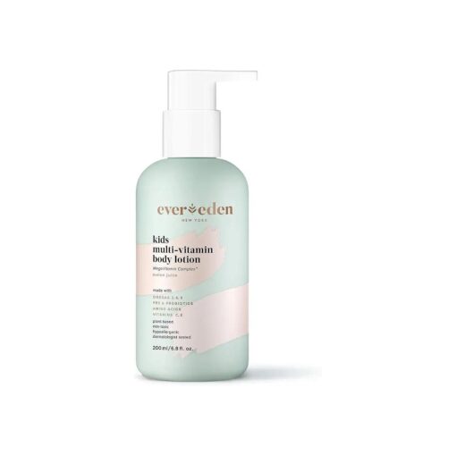 Evereden Kids Multi-Vitamin Body Lotion ( 6.8 fl.oz., Melon Juice ) : Plant-Based, Natural & Non-Toxic Moisturizing Kids Lotion | Nourishing & Protective Lotion for Kids