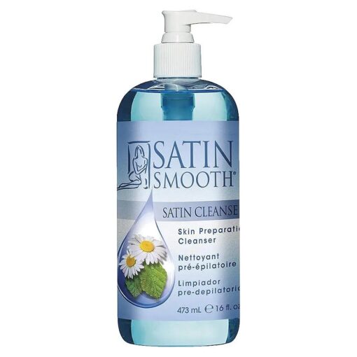 Satin Smooth Satin Cleanser Skin Preparation Cleanser, 16 oz