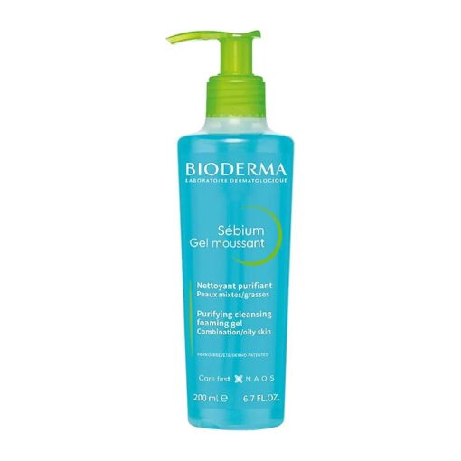 Bioderma - Face Cleanser - Sebium - Makeup Removing Cleanser - Skin Purifying - Face Wash for Combination to Oily Skin