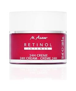 M. Asam RETINOL 24h Cream - Face Cream against wrinkles, anti-aging face moisturizer with retinol, day cream & night cream stimulating collagen production, facial care for all skin types, 1.69 Fl Oz