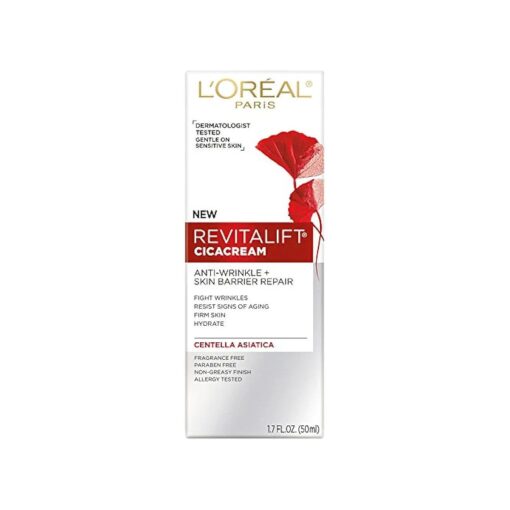 L'Or ? al Paris Revitalift Cicacream Anti-Wrinkle + Skin Barrier Repair, 1.7 fl oz -PACK OF 2