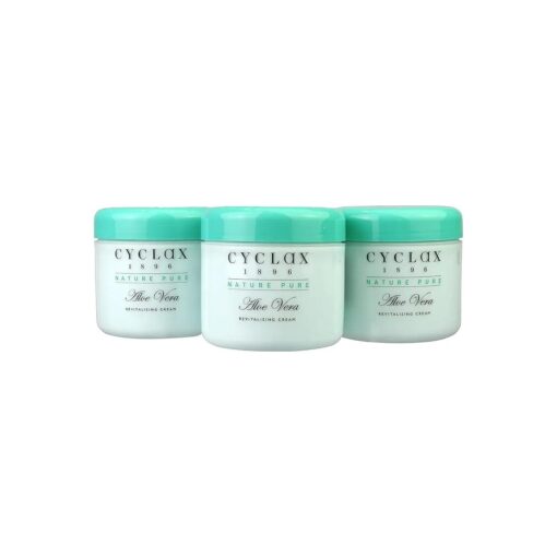 THREE PACKS of Cyclax Aloe Vera Revitalising Cream 300ml by Cyclax