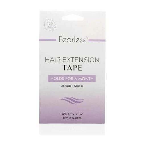 Fearless Tape - Hair Extension Tape, Monthly - 120 Tabs/Envelope for Tape-In Hair Extensions