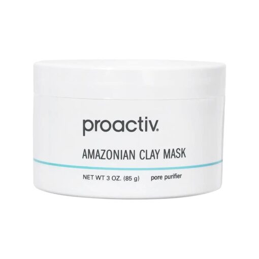 Proactiv Amazonian Clay Mask, Creamy, Natural Cleansing Skin Care Face Mask with Minerals, Vitamins and Antioxidants, Moisturizing for Acne, Gray, Cucumber, 3 Fl Oz