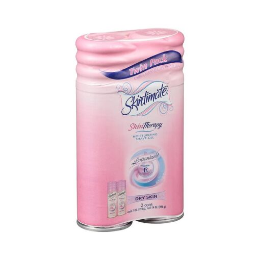 Skintimate DrySkin Shave Gel for Women, 7 oz, 2pk .