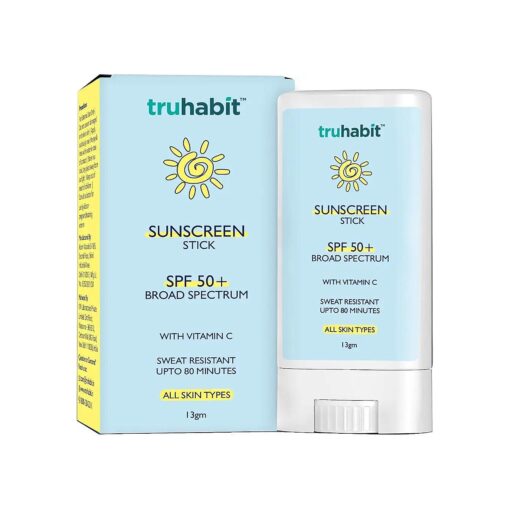 Sunscreen Stick SPF 50 for Face ; Sunscreen for Women & Men ; Dermatologically Tested Sun Screen Protector SPF 50 ; Vitamin C Sunstick Sunscreen for Oily Skin & Sunscreen for Dry Skin ( 13gm )