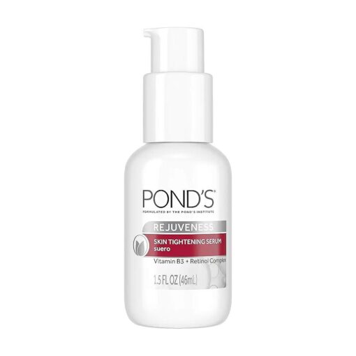 Pond 's Skin Tightening Serum Visibly Tightens The Appearance Of Skin & Helps Slow New Signs of Aging Rejuveness Face Serum 1.7 Oz