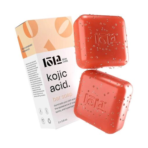 Kojic Acid Soap - Skin Whitening Face Soap with Natural Turmeric Root and Orange Oil, Kojic Acid Soap for Skin Lightening, Whitening & Brightening with Papaya Extract