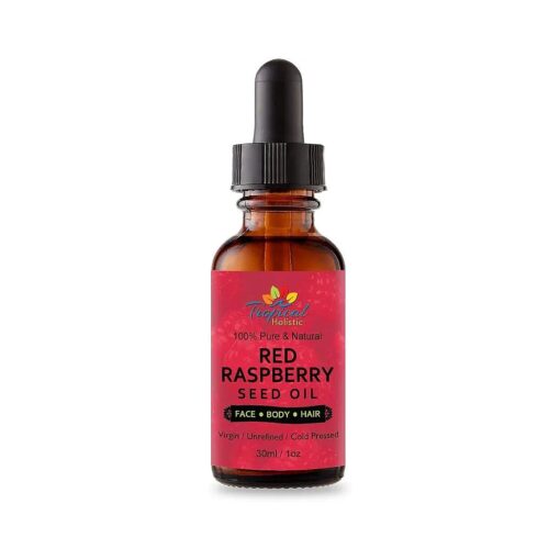 100 % Pure Red Raspberry Seed Oil 1 oz, Premium Natural Oil for Face, Skin, Hair, Hands, Anti-Aging, Flavoring, Shaving, Pimples, Neck