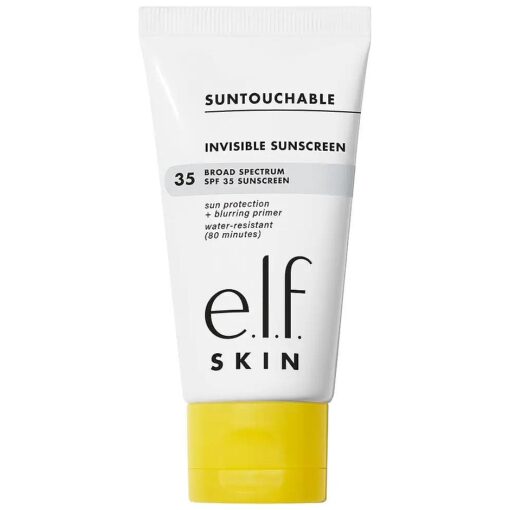 SKIN Suntouchable Invisible SPF 35, Lightweight, Gel-based Sunscreen For A Smooth Complexion, Doubles As A Makeup Primer, Vegan & Cruelty-Free, Packaging May Vary