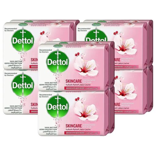 Dettol Anti-Bacterial Bar Soap, Skincare, 110 Gr / 3.88 Oz ( Pack of 12 )