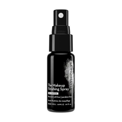 Skindinavia Makeup Setting Spray Paraben-Free Oil-Free Anti-Aging Heat-Resistant Waterproof Extreme Longwear Long-Lasting Beauty Skin Care Finishing Fine Mist Make Up - 0.66 Oz - 20 Ml