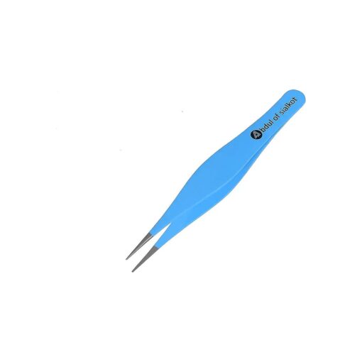 Pointed Tweezers, Needle Nose Tip, Sharp Precision Ingrown Hair, Surgical Pointed for Blackheads & Splinters/Best Tweezers for Eyebrows ( Sky Blue )