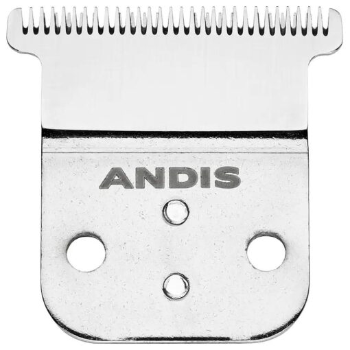 Andis Carbon Stainless-Steel Deep-Tooth Replacement T-Blade - for Model D-8, Slim-Line Pro-Li Cord/Cordless Trimmer - Close & Sharp Cutting, Zero-Gapped, Dependable & Long-Life Blade - Silver