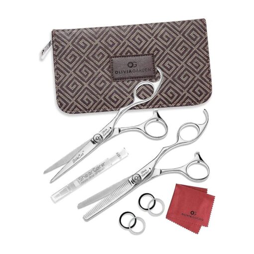 Olivia Garden SilkCut Professional Hairdressing Shear and Thinner Case