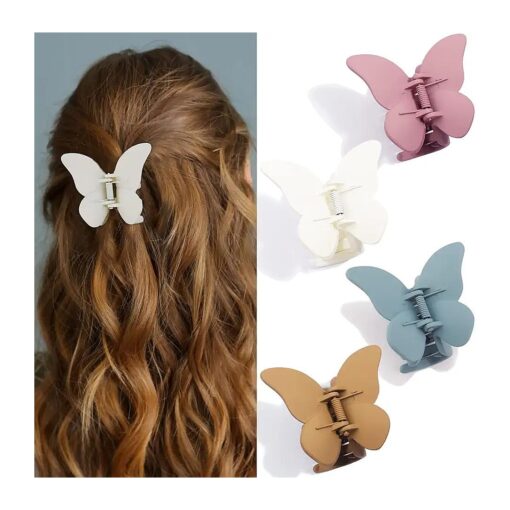 Butterfly Hair Clips for Women Butterfly Claw Clips for Thin Hair Butterfly Clips Hair Clips for Girls Small Hair Clips Cute Hair Clips Coquette Accessories Hair Accessories for Women