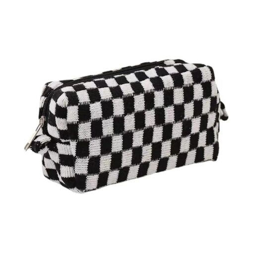 XPONNI Small Cosmetic Bag Cute Makeup Bag Y2k Accessories Aesthetic Make Up Bag Y2k Purse Cosmetic Bag for Purse