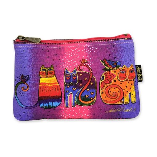 Laurel Burch Feline Minis Cosmetic Bag ( Multi/Red E )