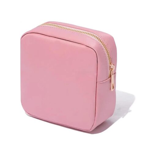 Mini Cosmetic Bag Makeup Pouch Bag Case Nylon Travel Set ( 9 # Pink, S )