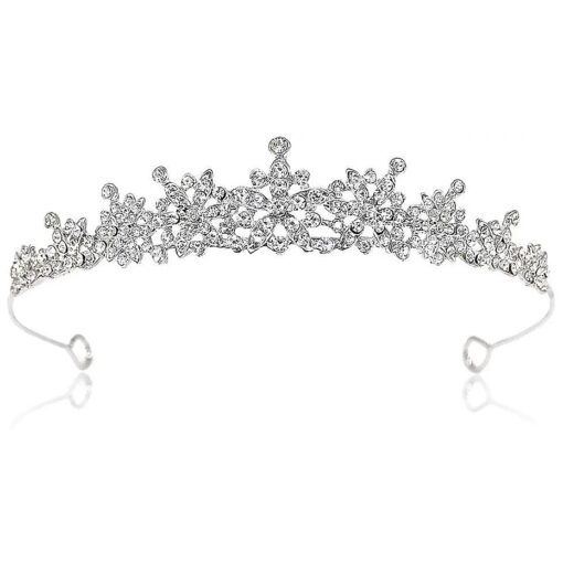 Rhinestone Crystal Tiara Headbands and Small Tiara For Women Bride Wedding Birthday Pageant Prom Crown